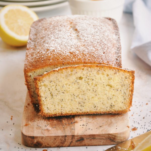 Moist and Soft Lemon Poppy Seed Loaf Cake