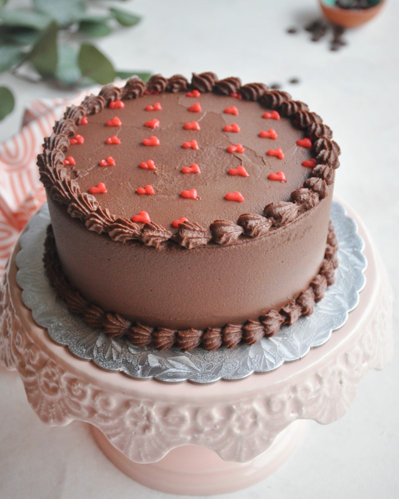 Torta de Chocolate de San Valentín Fácil | Lucia Paula