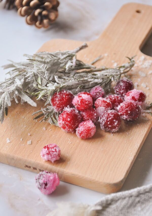 How to make Sugared Cranberries and Rosemary